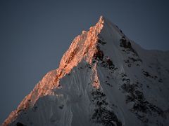 06A Sunrise On Siniolchu Close Up From Green Lake On Day 6 Of The Kangchenjunga East Face Green Lake Trek Sikkim India