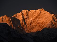 07C Sunrise On Kangchenjunga East Face Close Up From Green Lake On Day 6 Of The Kangchenjunga East Face Green Lake Trek Sikkim India