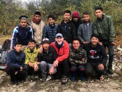 10 Jerome Ryan And His Crew At Tallem On Green Lake Trek To Kangchenjunga East Face Sikkim India