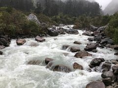 02B The Lhonak Chu River Rages Under The Bridge Just After Leaving Tallem On Day 2 Of The Kangchenjunga East Face Green Lake Trek To Jakthang