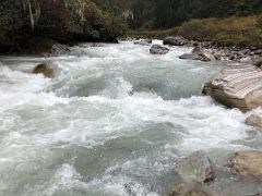 05B Jakthang Camp Is Next To The Raging Zemu Chu River On Day 2 Of The Kangchenjunga East Face Green Lake Trek