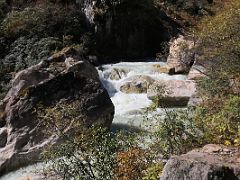 05C The Trail Goes Next To The Raging Zemu Chu River Between Jakthang Camp And Yabuk On Day 3 Of Kangchenjunga East Face Green Lake Trek Sikkim India