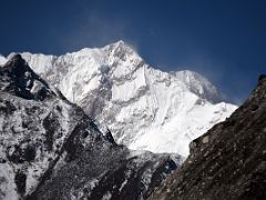 06C Kanchenjunga East Face Close Up With Yalung Kang Behind On Day 4 Of Kangchenjunga East Face Green Lake Trek Sikkim India