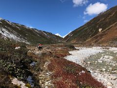 07B Trekking In The Zemu Glacier Lateral Moraine On The Way To Rest Camp On Day 4 Of Kangchenjunga East Face Green Lake Trek Sikkim India