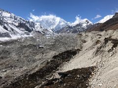 08A Zemu Glacier With Kangchenjunga From Between Rest Camp And Green Lake On Day 4 Of The Kangchenjunga East Face Green Lake Trek Sikkim India