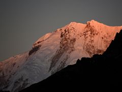 05B Sunrise On Nepal Peak From Green Lake On Day 6 Of The Kangchenjunga East Face Green Lake Trek Sikkim India