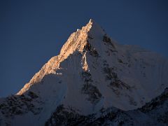 09B Siniolchu Close Up Just After Sunrise From Green Lake On Day 6 Of The Kangchenjunga East Face Green Lake Trek Sikkim India