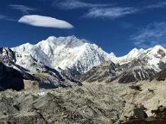 14 Clouds Start To Form Above Kangchenjunga East Face, The Twins, Sugarloaf Early Morning From Green Lake On Day 6 Of The Kangchenjunga East Face Green Lake Trek Sikkim India