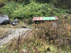 03 Entering Jakthang Camp After Hiking 150 Minutes From Yabuk On Day 6 Of Kangchenjunga East Face Green Lake Trek Sikkim India