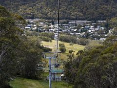 04B Thredbo Below From The Kosciuszko Express Chairlift As It Nears The Upper Terminal For Mount Kosciuszko Hike Australia