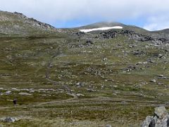 05B View Of The Trail Ahead From Kosciusko Lookout On The Mount Kosciuszko Australia Hike