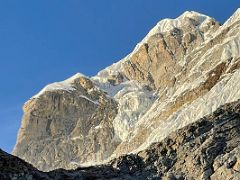 06 Lobuche Peak West 6145m close up at sunset from Lobuche East Base Camp 5170m