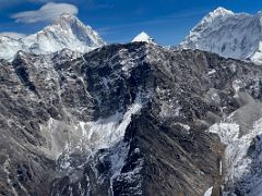 04A Chomolonzo, Makalu, Num Ri, Baruntse from Lobuche East High Camp 5600m