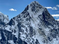 06C Taboche ridge and Cholatse close up from Lobuche East High Camp 5600m