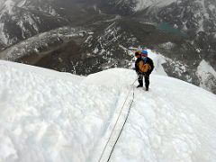 11A The climbing route got less steep as I approached the Lobuche East Peak summit