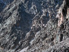 02C Jerome Ryan Climbs Near The Hausburg Col With Point Dutton Above On The Mount Kenya Trek October 2000