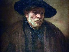 1654 Portrait of an Old Man - Rembrandt - Pushkin Museum Moscow Russia