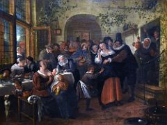 1672 Peasant Wedding - Jan Steen - Pushkin Museum Moscow Russia