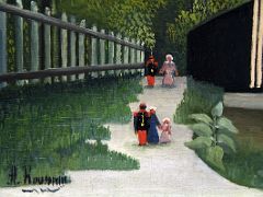 1910 View of the Montsouris Park detail - Henri Rousseau - Pushkin Museum Moscow Russia