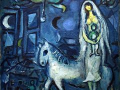 1960 The White Horse - Marc Chagall - Pushkin Museum Moscow Russia