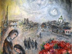 1980 The Artist and his Bride - Marc Chagall - Pushkin Museum Moscow Russia