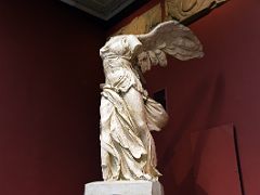 Greek Winged Victory of Samothrace - plaster cast reproductions - Pushkin Museum Moscow Russia