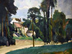 1875-77 Road to Pontoise - Paul Cezanne - Pushkin Museum Moscow Russia