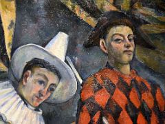 1888 Pierrot and Harlequin detail - Paul Cezanne - Pushkin Museum Moscow Russia