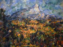 1906 Mont Sainte-Victoire Seen from Les Lauves (View of Aix-En-Provence) - Paul Cezanne - Pushkin Museum Moscow Russia