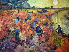 Vincent van Gogh 01A The Red Vineyard 1888 Moscow Pushkin Museum