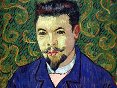 Vincent van Gogh 02A Portrait of Doctor Felix Rey‎ 1889 Moscow Pushkin Museum