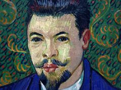 Vincent van Gogh 02B Portrait of Doctor Felix Rey‎ 1889 Close Up Moscow Pushkin Museum