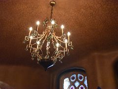 04A Chandelier on the main Noble floor Casa Batllo Gaudi Barcelona Spain