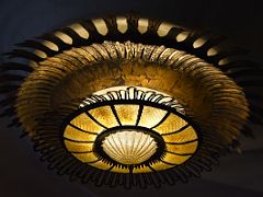 05C Decorative Chandelier Light Fixture Close Up Casa Batllo Gaudi Barcelona Spain