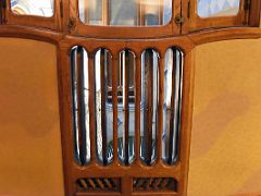 11C Wooden ventilation system Below The Central Lightwell Casa Batllo Gaudi Barcelona Spain