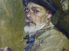 16 1917 Self-portrait with Cap - Francesc Gimeno - Museu Nacional Art de Catalunya Barcelona Spain