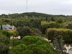 07D Montjuic hill from Museu Nacional d Art de Catalunya Barcelona Spain