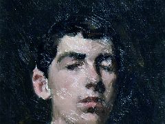 01 1883 Self Portrait - Ramon Casas - Museu Nacional Art de Catalunya Barcelona Spain