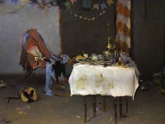 03C 1883 Studio Interior - Ramon Casas - detail careful disorder with hand-made objects - Museu Nacional Art de Catalunya Barcelona Spain