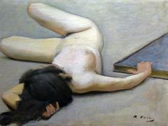 05 1894 Female Nude - Ramon Casas - Museu Nacional Art de Catalunya Barcelona Spain