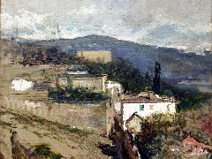 06A 1871 Granada Landscape - Maria Fortuny - Museu Nacional Art de Catalunya Barcelona Spain