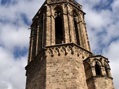 10C The Bell Tower from the roof of the Barcelona Cathedral Spain