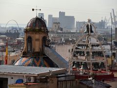 11B Palau de la Generalitat de Catalunya from the roof of the Barcelona Cathedral Spain