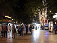 09B Police patrol La Rambla at night La Rambla Barcelona Spain