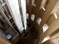 25 Elevator to the Passion Tower Lookout Sagrada Familia Barcelona Spain