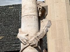 07C Door of the Gospel of Matthew with Flagellation of Christ Passion facade Sagrada Familia Barcelona Spain