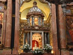 02D The Tabernacle on the main altar close up Mezquita Mosque Cathedral Cordoba Spain