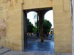 04A Puerta de los Deanes Deane Gate Enters Into Patio de los Naranjos Oranges Mezquita Mosque Cathedral Cordoba Spain