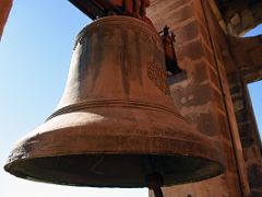 05A One Of The Bells From Santiago de Compostela In The Bell Tower Mezquita Mosque Cathedral Cordoba Spain