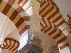 04B Moorish column with a choice capital in the Mezquita Mosque Cordoba Spain